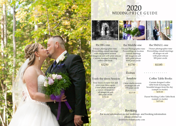 wedding photography packages