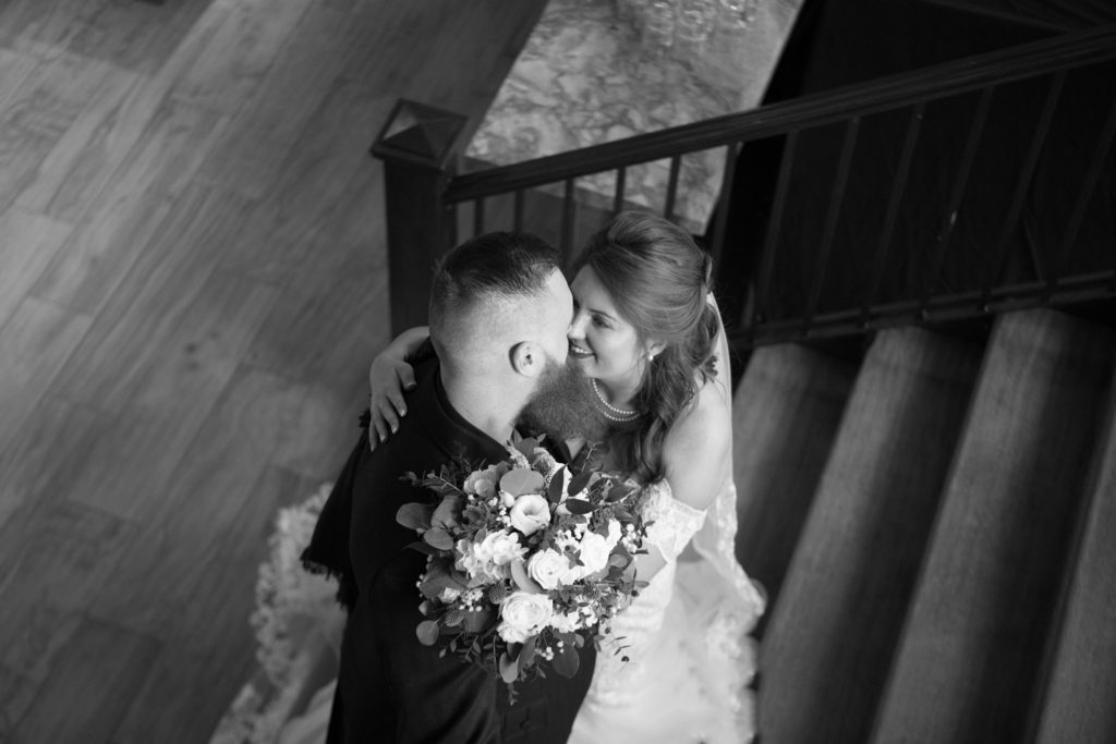 black and white wedding photography
